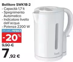 Smeg - Bollitore SWK18-2