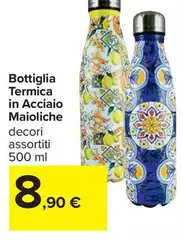 Maioliche - Bottiglia Termica In Acciaio Maioliche - Bottiglia Termica In Acciaio