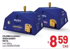 Motta - Colomba Classica/ Senza Canditi Motta - Colomba Classica/ Senza Canditi