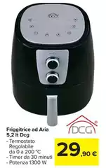 DCG - Friggitrice Ad Aria 5,2 It Dcg