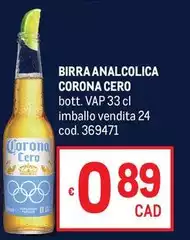 Corona Extra - Birra Analcolica Corona Extra - Birra Analcolica