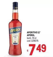 Aperol - Aperitivo 11°