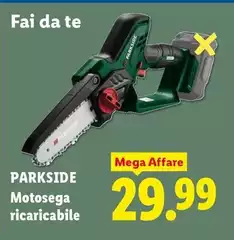 Parkside - Motosega Ricaricabile