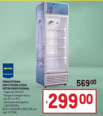 Frigovetrina Con Sticker Acqua