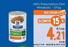 Hill's -  Prescription Diet Metabolic