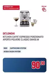 Espresso - Caffe'  Porzionato Aperto Polvere Classic Em450.m