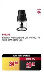 Philips - Kitchen Preparazione Cibi Tritatutto Serie 3000 Hr1501100 Philips - Kitchen Preparazione Cibi Tritatutto Serie 3000 Hr1501100