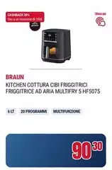 Braun - Kitchen Cottura Cibi Friggitrici Friggitrice Ad Aria Multifry 5 Hf5075