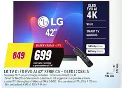 LG - Oled Evo Ai 42" Serie C5 - OLED42C55LA