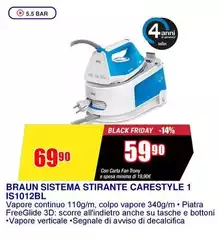 Braun - Sistema Stirante Carestyle 1 IS1012BL