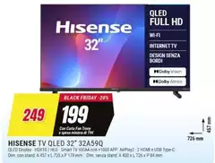 Hisense - Tv Qled 32" 32A59Q