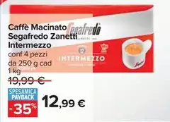 Zanetti - Caffè Macinato Segafredo Intermezzo Zanetti - Caffè Macinato Segafredo Intermezzo