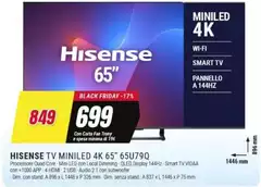 Hisense - Tv Miniled 4k 65U79Q