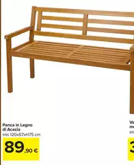 Acacia - Panca In Legno Di Acacia - Panca In Legno Di