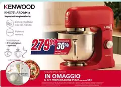 Kenwood - KMX751ARD K Mix Impastatrice Planetaria