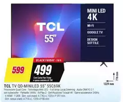 TCL - Tv Qd-mixiled 55" 55C69K