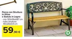 Panca Con Struttura In Ghisa E Seduta In Legno Panca Con Struttura In Ghisa E Seduta In Legno
