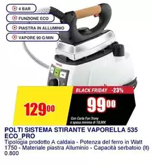 Polti -  Sistema Stirante Vaporella 535 Eco Pro