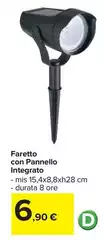 Pannello - Faretto Con  Integrato