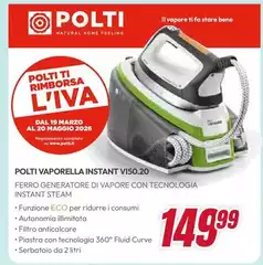 Polti - Vaporella Instant Vi50.20 Polti - Vaporella Instant Vi50.20