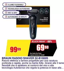 Braun - Rasoio Shaver 52-B1000S