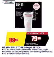 Braun - Epilatore Silkepil SE7000