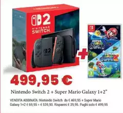 Nintendo - Switch 2 + Super Mario Galaxy 1+2 Nintendo - Switch 2 + Super Mario Galaxy 1+2