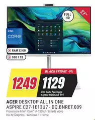 Acer - Aspire C27-1E13UT-DQ. BNRET.009 Acer - Aspire C27-1E13UT-DQ. BNRET.009