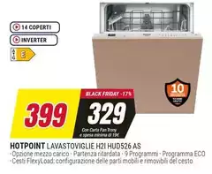 Hotpoint - Lavastoviglie H21 HUD526 AS