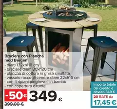 Bergen - Braciere Con Plancha Mod