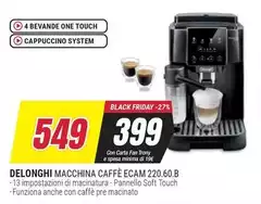 De Longhi - Macchina Caffè Ecam 220.60.b