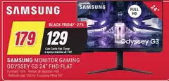 Samsung - Monitor Gaming Odyssey G3 24" Fhd Flat Samsung - Monitor Gaming Odyssey G3 24" Fhd Flat