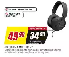 Jbl - Cuffia Game Q100 M2