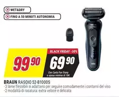 Braun - Rasoio 52-B1000S