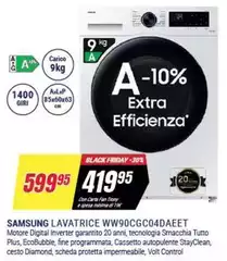 Samsung - Lavatrice WW90CGC04DAEET