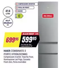 Haier - Combinato 3 Porte Htb3620cnmg Haier - Combinato 3 Porte Htb3620cnmg