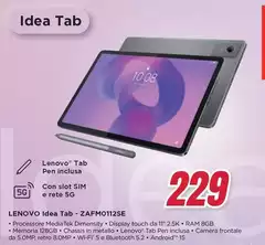 Lenovo - Tab Pen Inclusa Con Slot SIM E Rête 5G Lenovo - Tab Pen Inclusa Con Slot SIM E Rête 5G