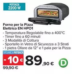 De Longhi - Forno Per La Pizza Elettrico En HPO01