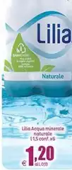 Lilia - Acqua Minerale Naturale