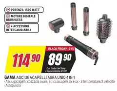 Gama healthcare - Asciugacapelli Aura Uniq 4 In 1 Gama healthcare - Asciugacapelli Aura Uniq 4 In 1