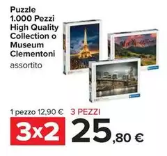 Clementoni - Puzzle 1.000 Pezzi High Quality Collection O Museum