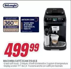 De Longhi - Macchina Caffè Ecam 310.60.B