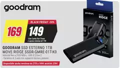 Goodram - Ssd Esterno 1tb Move Ridge Ssdr-gmre 011f-ko