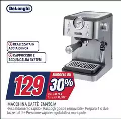 De Longhi - Macchina Caffè Em450.M