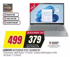 Lenovo - Notebook IPS3 15AMN8 R3