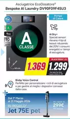 Control - Asciugatrice Ecodosatore DV90F09F4S03