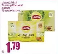 Lipton Tea - Te Nero Yellow Label Classico