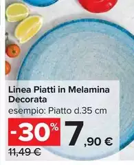 Linea -  Piatti In Melamina Decorata