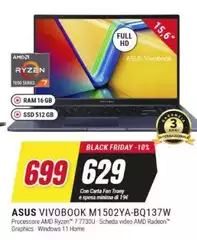 Asus - Vivobook M1502YA-BQ137W