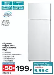 Daya - Frigorifero Doppia Porta Dmdp204ewe